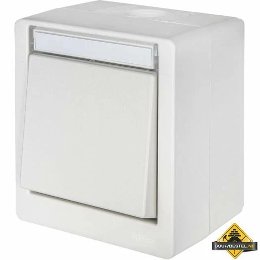 Opus Resist (puls)schakelaar 3-voudig Universele Schakelaar Uit/wissel/puls Helder Wit - Afbeelding 4