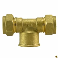 Riko P-717 Messing Knel Teestuk 28x1/2"binnen X28 - Per 5 Stuks