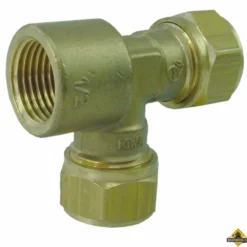 Riko P-737 Messing Knel Teestuk 22x22x3/4"binnen