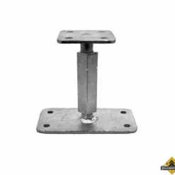 Paalhouder Verstelbaar Sleutelmaat 30 Verzinkt