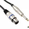 Professionele Xlr Kabel - Xlr Vrouwelijk Naar Monojack 6.35mm Mannelijk (3M) -hulpmiddel Verkoopwinkel pac110 9