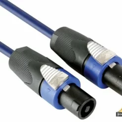 Neutrik Speakon 2P Mannelijk Naar 2P Mannelijk - Blauw - 5M