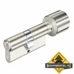 Pfaffenhain Messing/vernikkelde Knopcilinder - 35 - 35 Mm