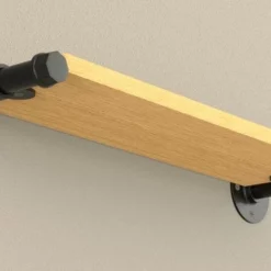 Mytube Koppelstuk Ø25mm ZWART Plaatbevestiging Enkel 2st. -hulpmiddel Verkoopwinkel plaatbevestiging