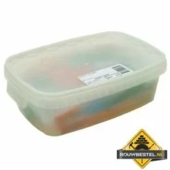 Assortiment Uitvulplaatjes 50x50mm Kunststof - 200 Stuks