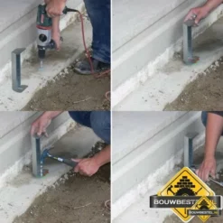 Puisteun GB / Betonhoek 60X70X420mm 115x2 Zink Magnesium - Per Stuk -hulpmiddel Verkoopwinkel puisteun 2