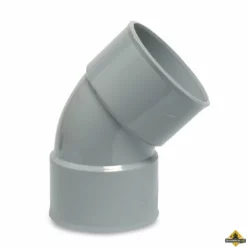 Bocht 67 Graden PVC-U 160 Mm Lijmmof Grijs
