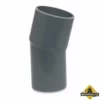 Bocht 15 Graden PVC-U 280 Mm Lijmmof X Lijm Spie 12.5 Bar Grijs Type Handgevormd -hulpmiddel Verkoopwinkel pvc u bocht 15 graden lijmmof 1