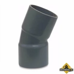 Bocht 22 Graden PVC-U 110 Mm Lijmmof 12.5 Bar Grijs Type Handgevormd