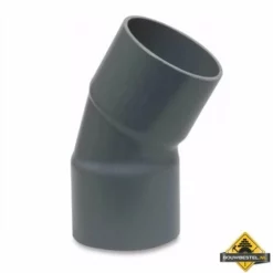 Bocht 30 Graden PVC-U 110 Mm Lijmmof 12.5 Bar Grijs Type Handgevormd