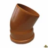 Bocht 30 Graden PVC-U 125 Mm SN4 Manchet X Spie Roodbruin (per 120 Stuks) -hulpmiddel Verkoopwinkel pvc u bocht 30 graden roodbruin 125mm