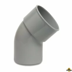 Bocht 45 Graden PVC-U 125 Mm Lijmmof X Spie Grijs KOMO