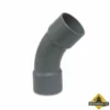 Bocht 45 Graden PVC-U 200 Mm Lijmmof 12.5 Bar Grijs Type Handgevormd