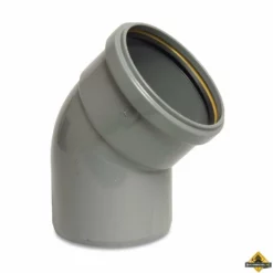 Bocht 45 Graden PVC-U 315 Mm SN4 Manchet X Spie DN300 Grijs KOMO/BENOR Kort