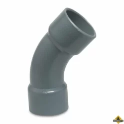 Bocht 45 Graden PVC-U 40 Mm Lijmmof 16 Bar Grijs Type Handgevormd