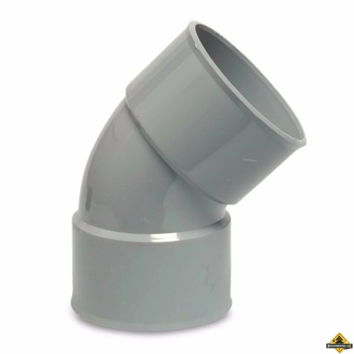Bocht 45 Graden PVC-U 80 Mm Lijmmof Grijs KOMO 3 Bocht 45 Graden PVC-U 80 Mm Lijmmof Grijs KOMO