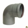 Bocht 87 Graden PVC-U 160 Mm SN4 Manchet X Spie DN150 Grijs KOMO/BENOR Kort