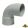 Bocht 87 Graden PVC-U 200 Mm Lijmmof Grijs KOMO