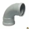 Bocht 87 Graden PVC-U 200 Mm SN4 Manchet DN200 Grijs KOMO/BENOR Kort -hulpmiddel Verkoopwinkel pvc u bocht 87 graden 200 mm 1