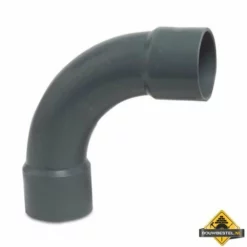 Bocht 90 Graden PVC-U 140 Mm Lijmmof 12.5 Bar Grijs Type Handgevormd