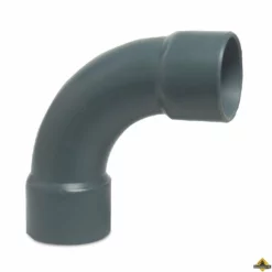 Bocht 90 Graden PVC-U 40 Mm Lijmmof 16 Bar Grijs Type Handgevormd