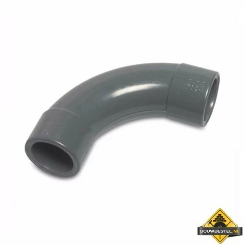 Bocht 90 Graden PVC-U 63 Mm Lijmmof 16 Bar Grijs 3 Bocht 90 Graden PVC-U 63 Mm Lijmmof 16 Bar Grijs