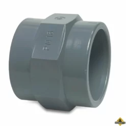 Draadsok PVC-U 1 1/4 Inch X 1 1/4 Inch Imperial Lijmmof X Binnendraad 10 Bar Grijs