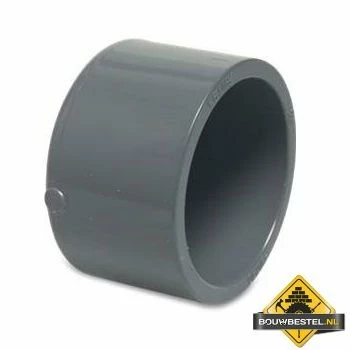 Eindkap PVC-U 63 Mm Lijmmof 16 Bar Grijs L1 (per 5 Stuks) 3 Eindkap PVC-U 63 Mm Lijmmof 16 Bar Grijs L1 (per 5 Stuks)