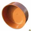 Eindkap PVC-U 125 Mm SN4 Lijmmof Roodbruin -hulpmiddel Verkoopwinkel pvc u eindkap roodbruin 125mm