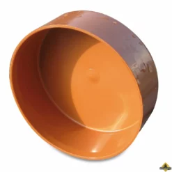 Eindkap PVC-U 400 Mm SN4 Lijmmof Roodbruin