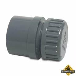 Eindset PVC-U 32/40 Mm X 1 Inch Lijmmof/spie X Buitendraad 10 Bar Grijs