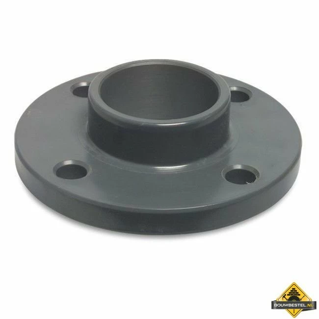 Flens PVC-U DN40 X 50 Mm DIN Flens X Lijmmof 10 Bar Grijs PN10 3 Flens PVC-U DN40 X 50 Mm DIN Flens X Lijmmof 10 Bar Grijs PN10