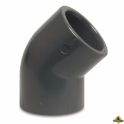 Hydro-S Knie 45 Graden PVC-U 110 Mm Lijmmof 16 Bar Grijs