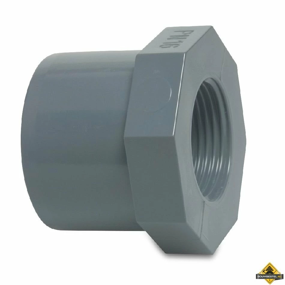 Inlijmring PVC-U 32 Mm X 1/2 Inch Lijm Spie X Binnendraad 10 Bar P1 (per 10 Stuks) 3 Inlijmring PVC-U 32 Mm X 1/2 Inch Lijm Spie X Binnendraad 10 Bar P1 (per 10 Stuks)