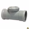 Inspectie T-stuk PVC-U 125 Mm SN4 Manchet DN125 Grijs KOMO/BENOR -hulpmiddel Verkoopwinkel pvc u inspectie t stuk 125