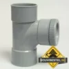 Inspectie T-stuk PVC-U 110 Mm Lijmmof Grijs KOMO (per 12 Stuks) -hulpmiddel Verkoopwinkel pvc u inspecties t stuk 110