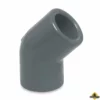 Knie 45 Graden PVC-U 1 1/2 Inch Imperial Lijmmof 16 Bar Grijs -hulpmiddel Verkoopwinkel pvc u knie 45 graden 1 1 2 inch