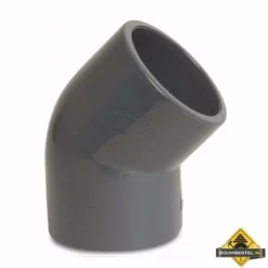 Knie 45 Graden PVC-U 12 Mm Lijmmof 16 Bar Grijs (per 10 Stuks)