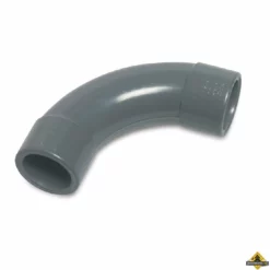 Lange Bocht 90 Graden PVC-U 1 Inch Imperial Lijmmof 16 Bar Grijs (per 10 Stuks)