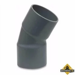 Bocht 30 Graden PVC-U 250 Mm Lijmmof 10 Bar Grijs Type Handgevormd