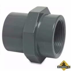 Draadsok PVC-U 32/40 Mm X 1 1/4 Inch Lijmmof/spie X Binnendraad 10 Bar Grijs (per 10 Stuks)