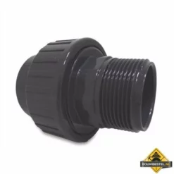Koppeling PVC-U 110 Mm X 4 Inch Lijmmof X Buitendraad 10 Bar Grijs
