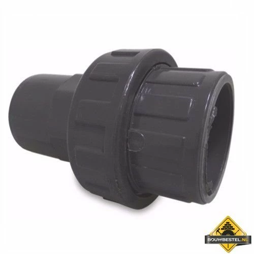 Koppeling PVC-U 63 Mm Lijmmof X Spie 10 Bar DN50 Grijs 3 Koppeling PVC-U 63 Mm Lijmmof X Spie 10 Bar DN50 Grijs