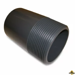 Puntstuk PVC-U 3/4 Inch X 3/4 Inch Imperial Lijmspie X Buitendraad 10 Bar Grijs Type Handgevormd (per 20 Stuks)