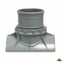 Schroefinlaat PVC-U 125 Mm X 40 Mm SN4 Schroefinlaat X Manchet Grijs (per 50 Stuks)