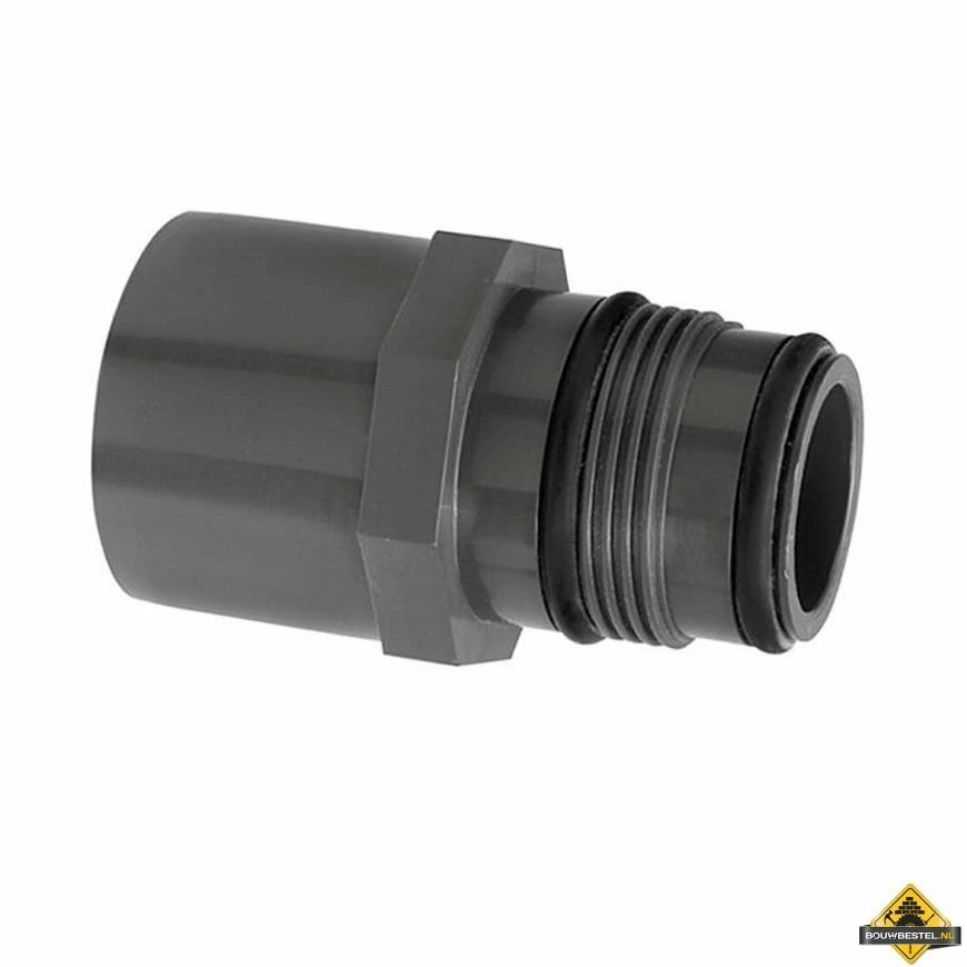 VDL Swingdraadeind PVC-U 32/40 Mm X 32 Mm Lijmmof/spie X Insteek 10 Bar Grijs (per 100 Stuks) 3 VDL Swingdraadeind PVC-U 32/40 Mm X 32 Mm Lijmmof/spie X Insteek 10 Bar Grijs (per 100 Stuks)