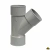 T-stuk 45 Graden PVC-U 90 Mm Lijmmof Grijs KOMO -hulpmiddel Verkoopwinkel pvc u t stuk 45 graden 90mm