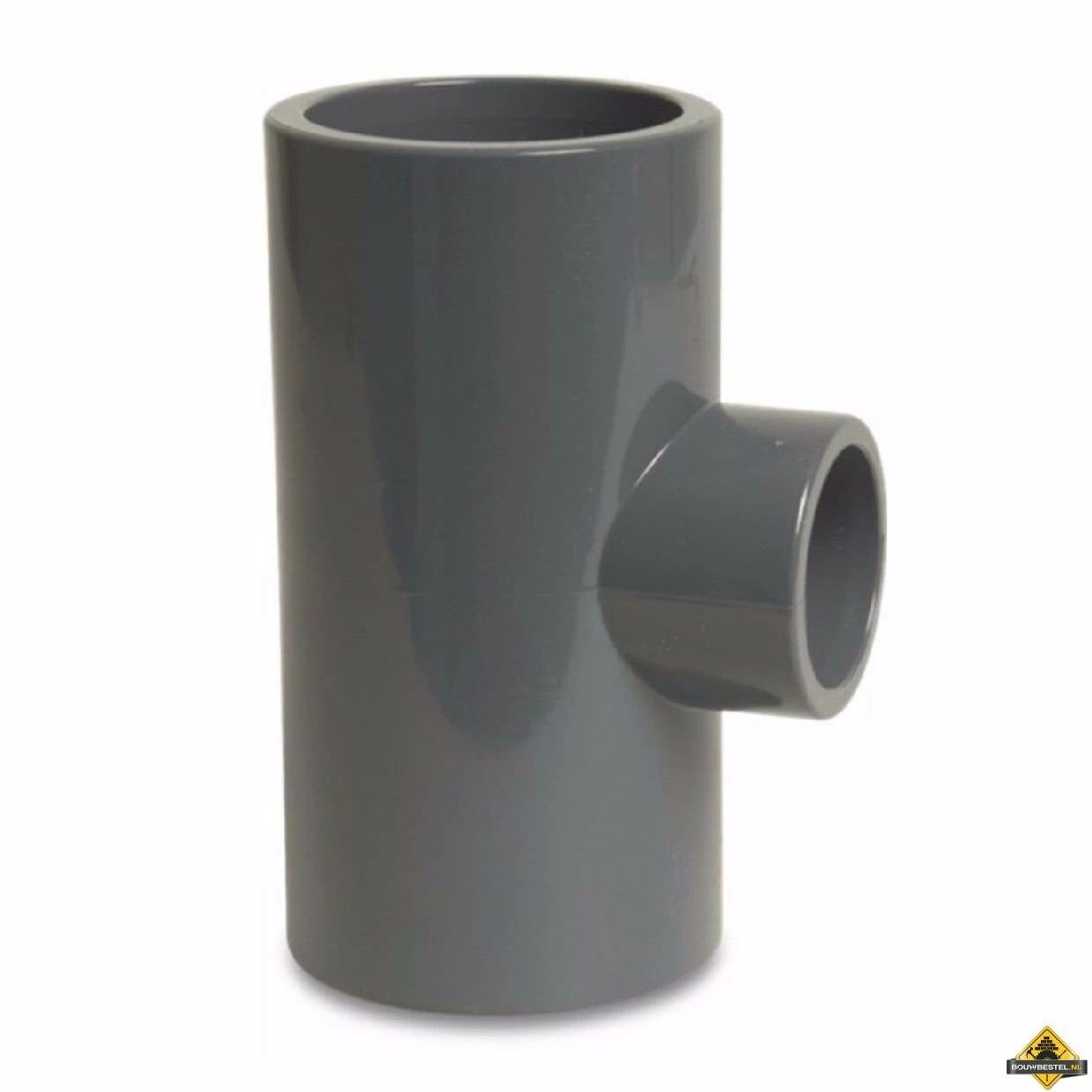 T-stuk 90 Graden PVC-U 125 Mm X 110 Mm X 125 Mm Lijmmof 16 Bar Grijs 3 T-stuk 90 Graden PVC-U 125 Mm X 110 Mm X 125 Mm Lijmmof 16 Bar Grijs