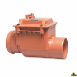 Terugslagklep PVC-U 160 Mm SN4 Manchet X Spie Roodbruin KOMO/BENOR