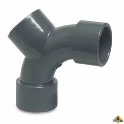 Y-Bocht PVC-U 63 Mm Lijmmof 16 Bar Grijs